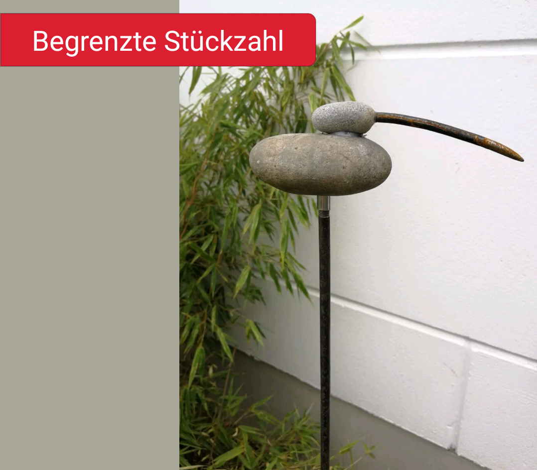 Gartenstecker Rost Beetstecker Gartendeko GartenStein Stecker H120*16*8cm 029413