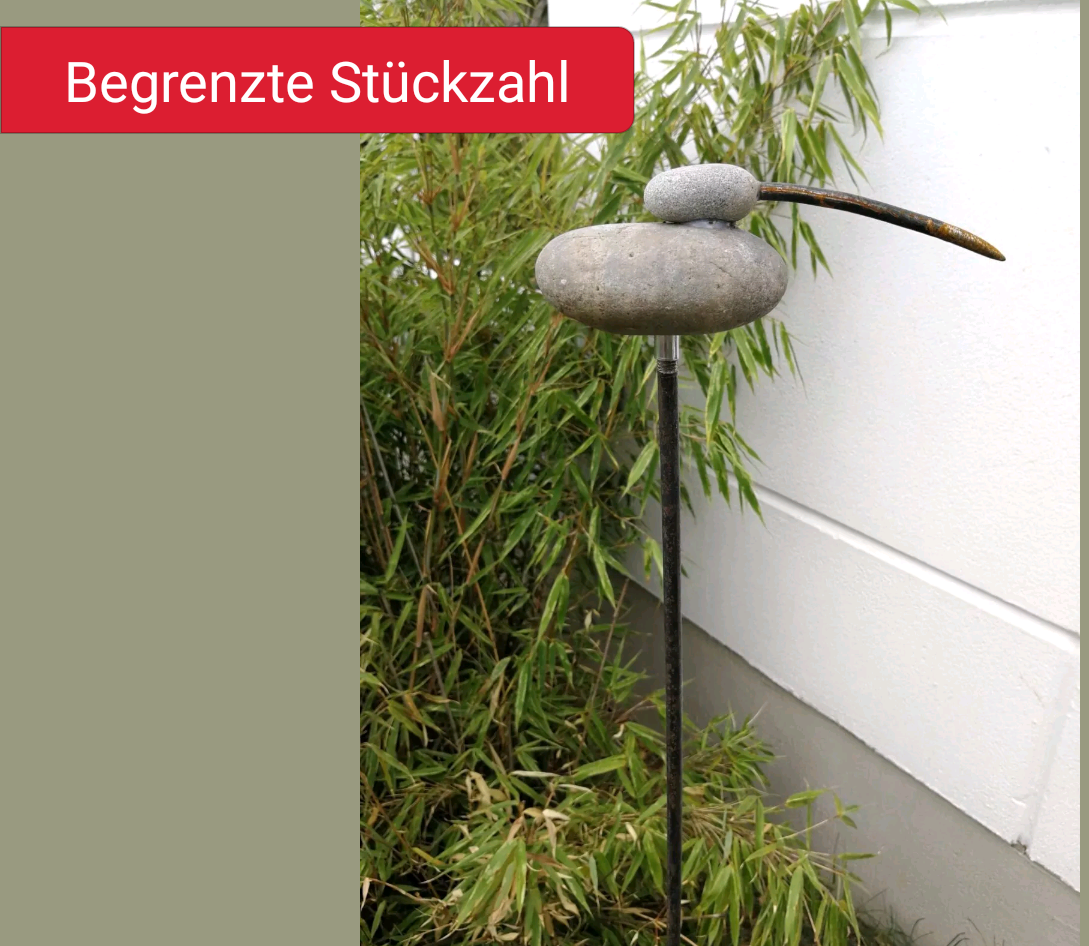 Gartenstecker Rost Beetstecker Gartendeko GartenStein Stecker H120*16*8cm 029413