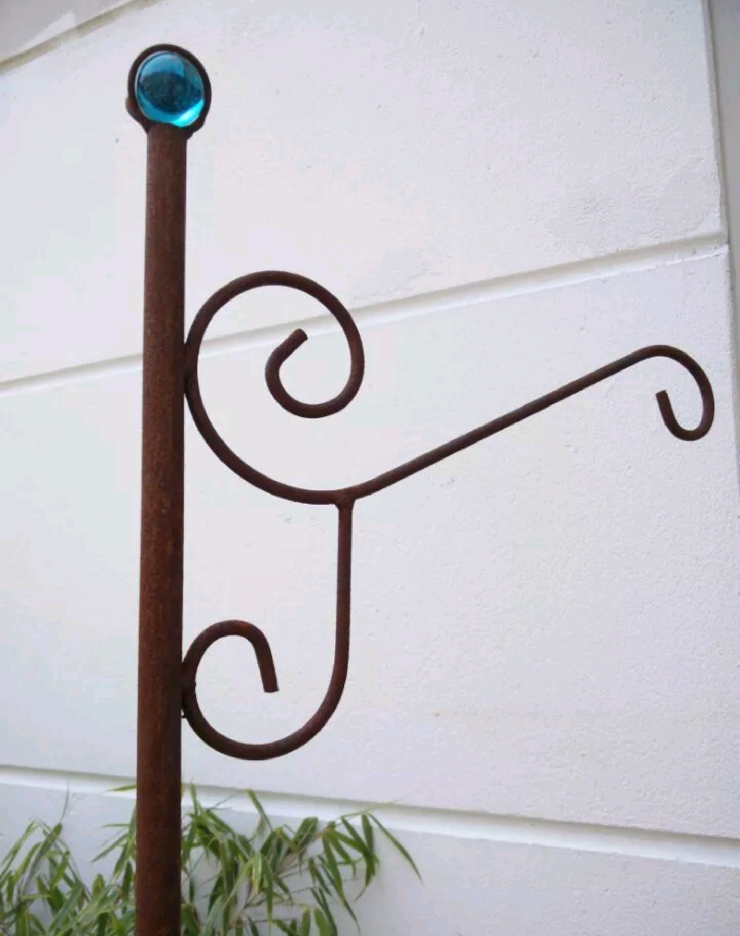 Garden feed hook garden plug glass ball lantern hook lamp hook 180*39cm