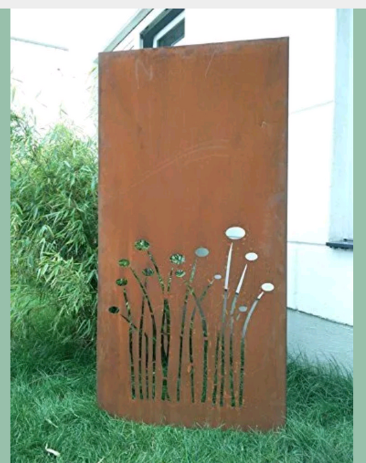 Patina garden privacy screen 031662, H150*W50 cm 1mm