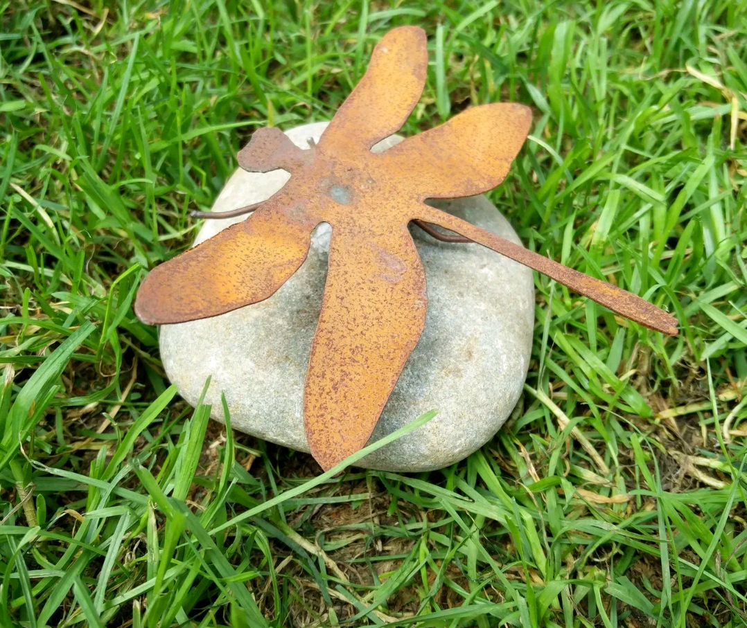 Garden decoration, stone, stone art, stone decoration, home decoration, garden animal, metal, rust