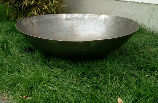 Fire bowl natural color plant bowl no rust 90cm 1.8mm garden decoration metal decoration