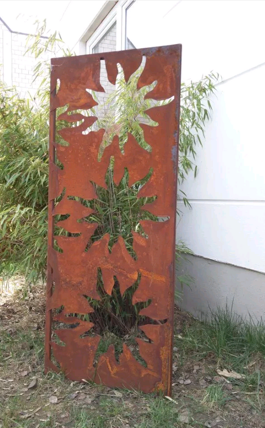 Patina garden wall privacy screen 031753-2,H125*W50cm 1.2mm