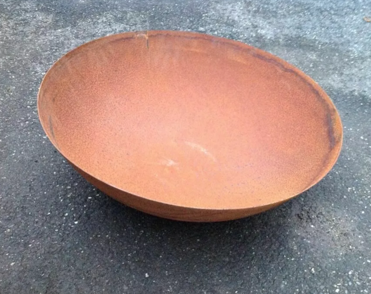 Rust fire bowl, plant bowl, metal thickness: 2mm, without stand,