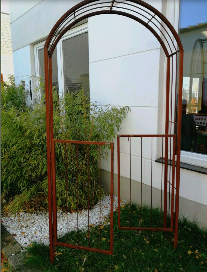 Edelrost rose arch rust rose arch garden rose arch 120*30*220cm 031934 *