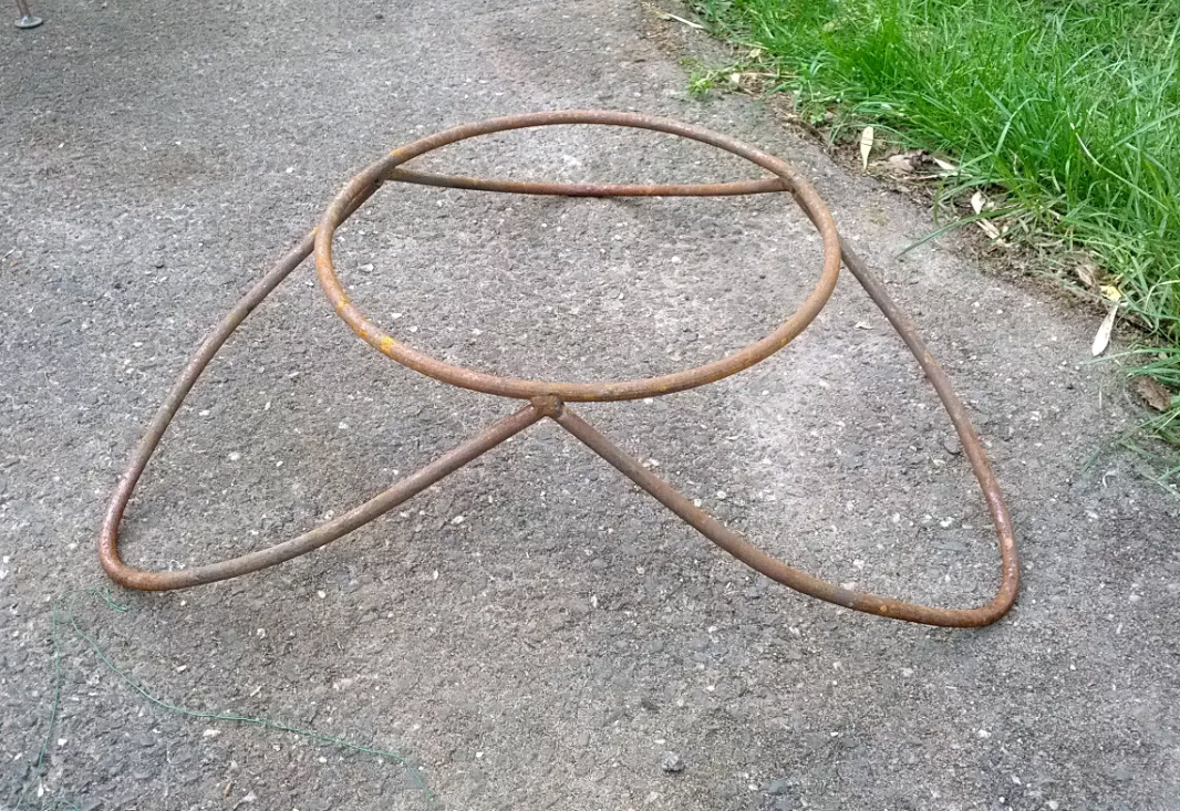 d=30cm rund Ständer für Feuerschale Pflanzschale,Gartendeko Metall,Gartendeko