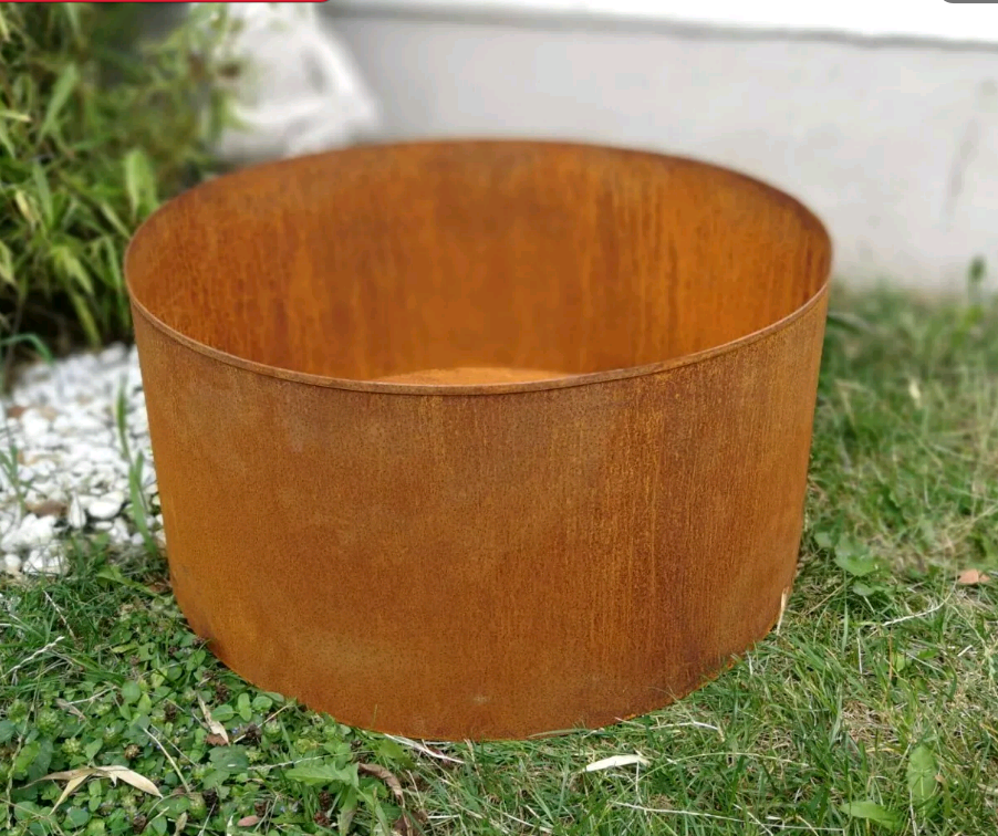 Edelrost flowerpot rust plant bowl garden bowl planter round