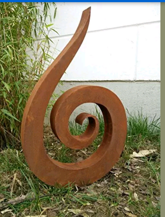 Garden rust garden sculpture garden stake rust garden figure 031769 38*5*H60