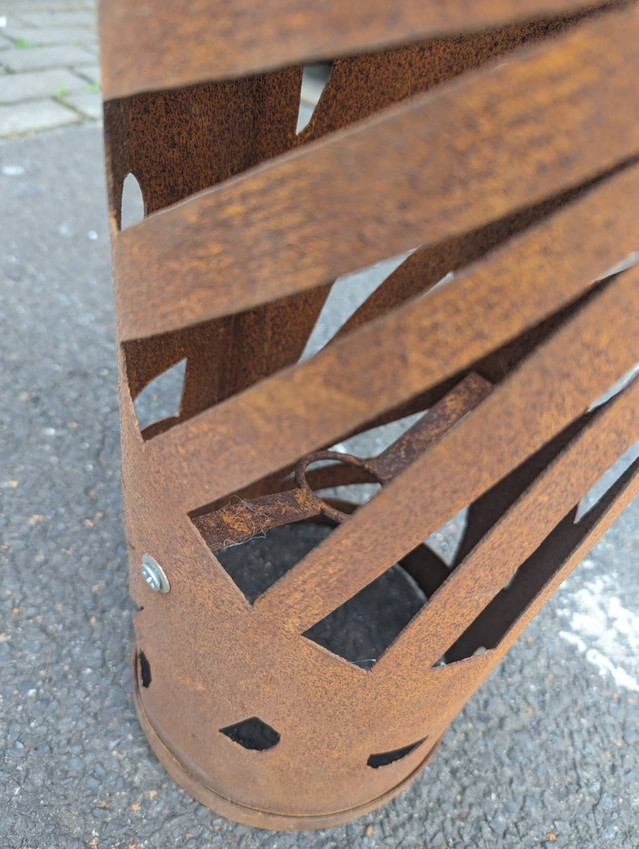 Garden column, rust, garden decoration, garden light column rust metal H80cm