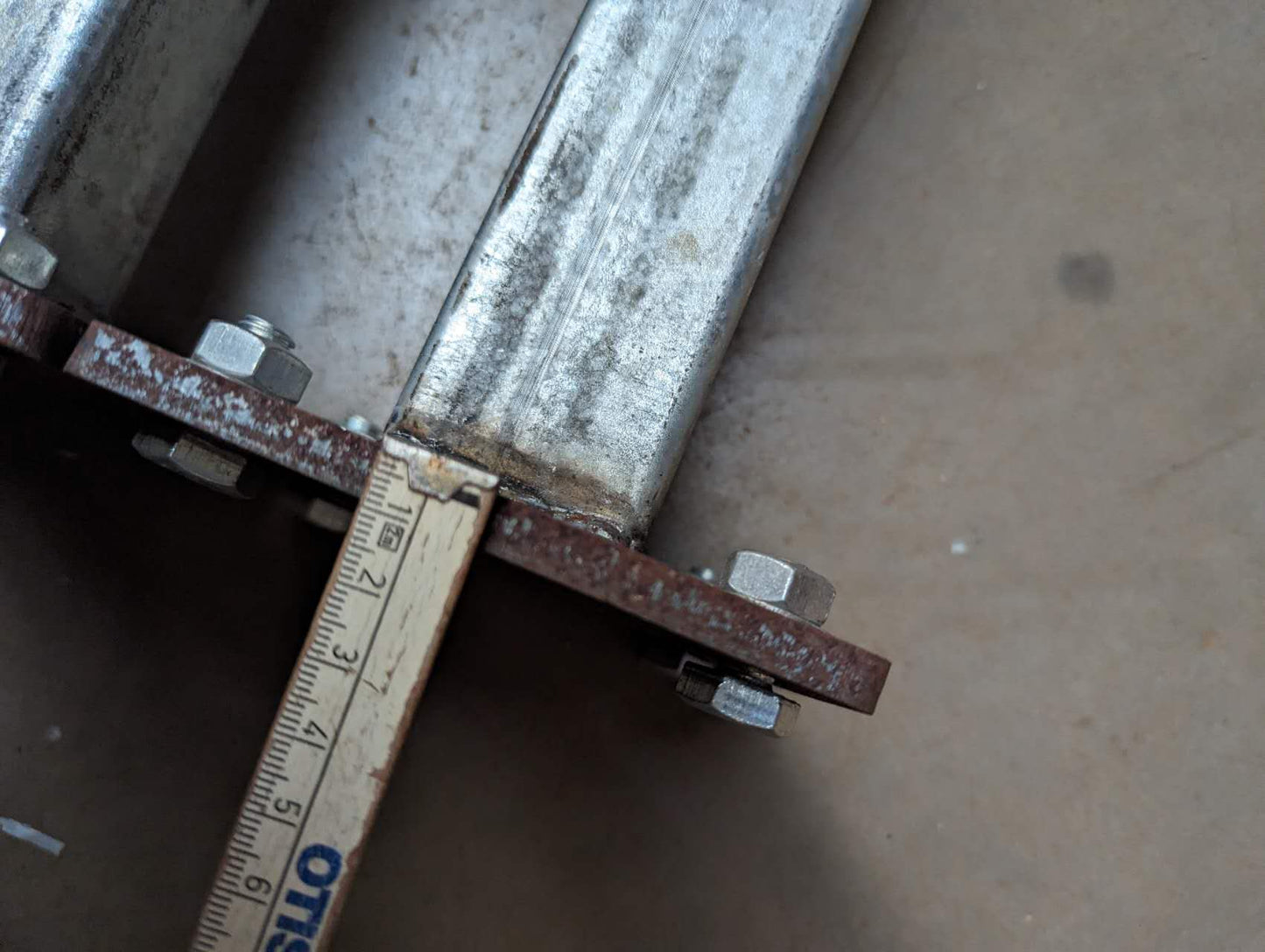 Gartentor Pfosten zum einbetonieren 032335G