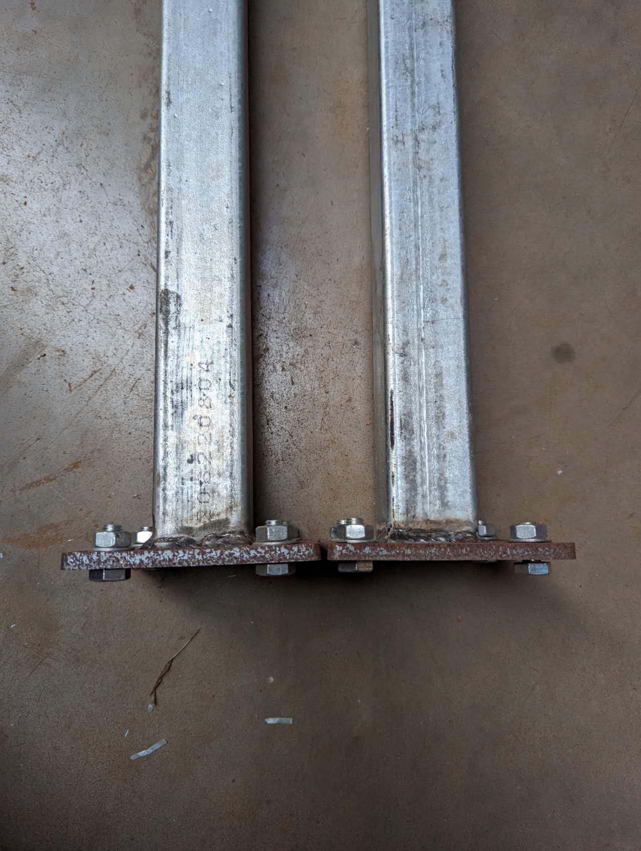 Gartentor Pfosten zum einbetonieren 032335G