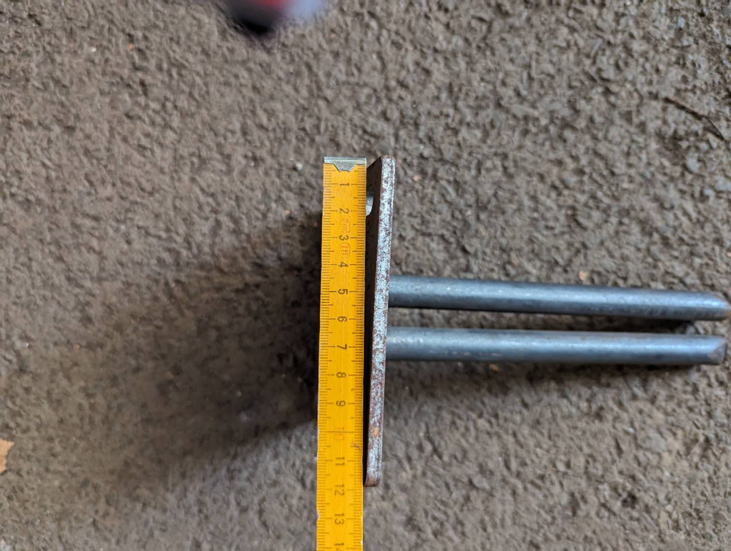 Pfostenfuß für Zaunpfahl ,Erdanker für Sichtschutzwand aus Metall 032332