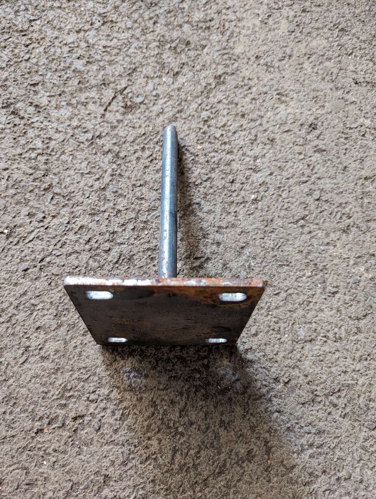 Pfostenfuß für Zaunpfahl ,Erdanker für Sichtschutzwand aus Metall 032332-1