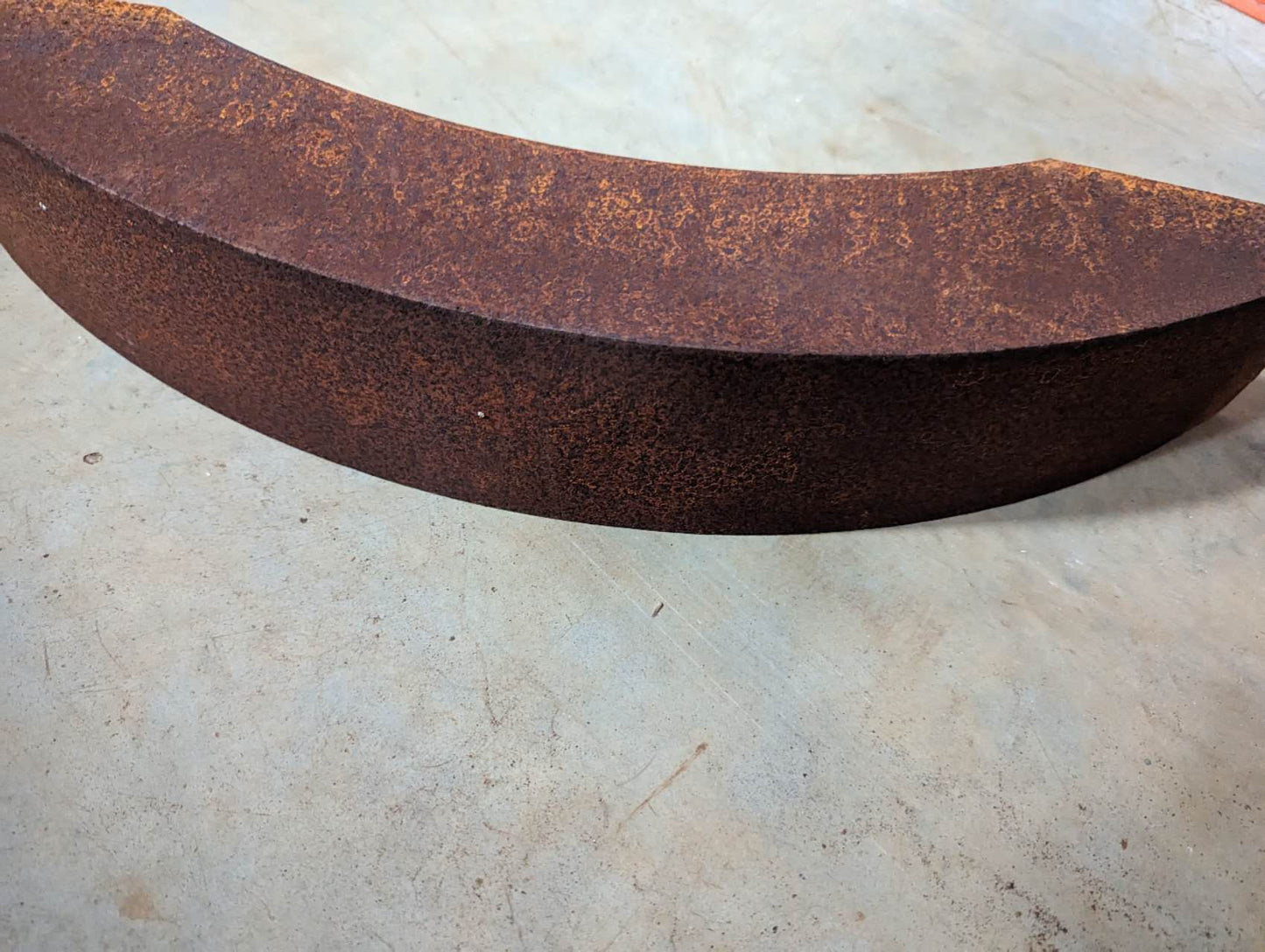 2St. in Set Edelrost Garten Blumentopf aus Metall 032286 ，klein ，52 cm lang，7 cm hoch