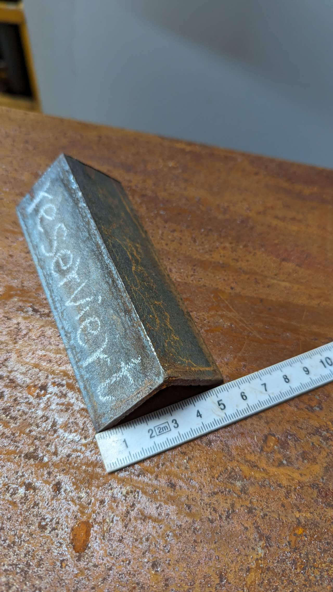 Tischaufsteller ，Hinweisschild，Reservierungsschild aus Metall ,Länge: 12 cm