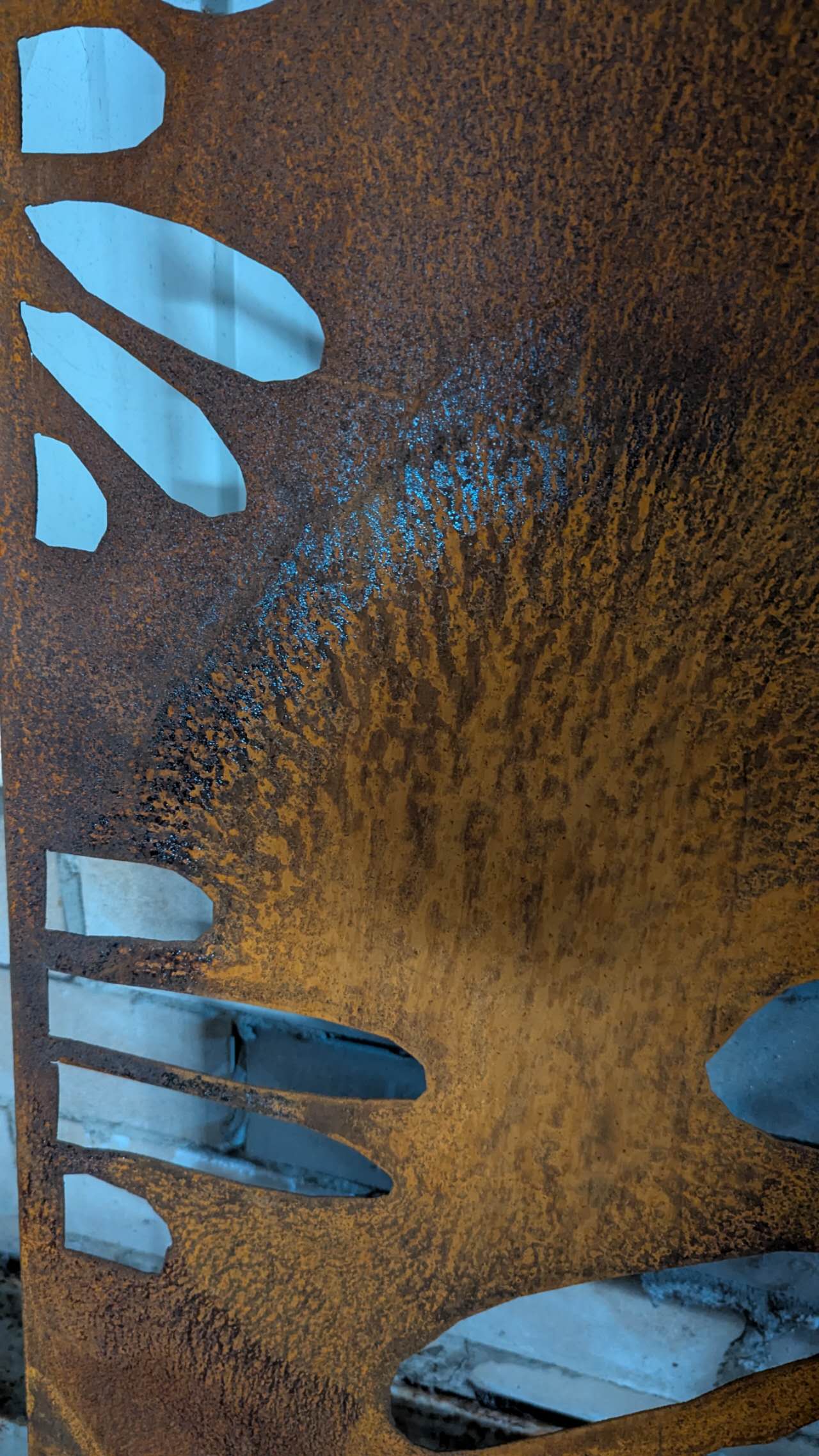 Garten Sichtschutzwand aus Metall , S 10