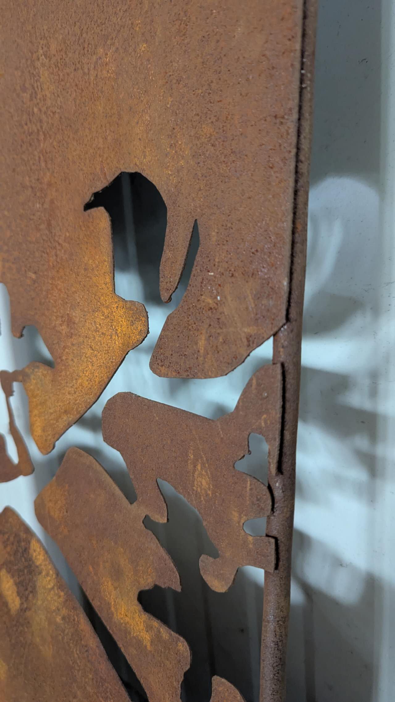 Garten Sichtschutzwand aus Metall , S 12