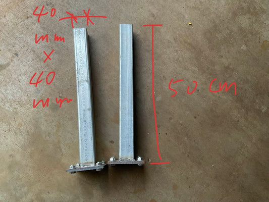 Gartentor Pfosten zu betonieren passend nur für unsere Tor , H50cm