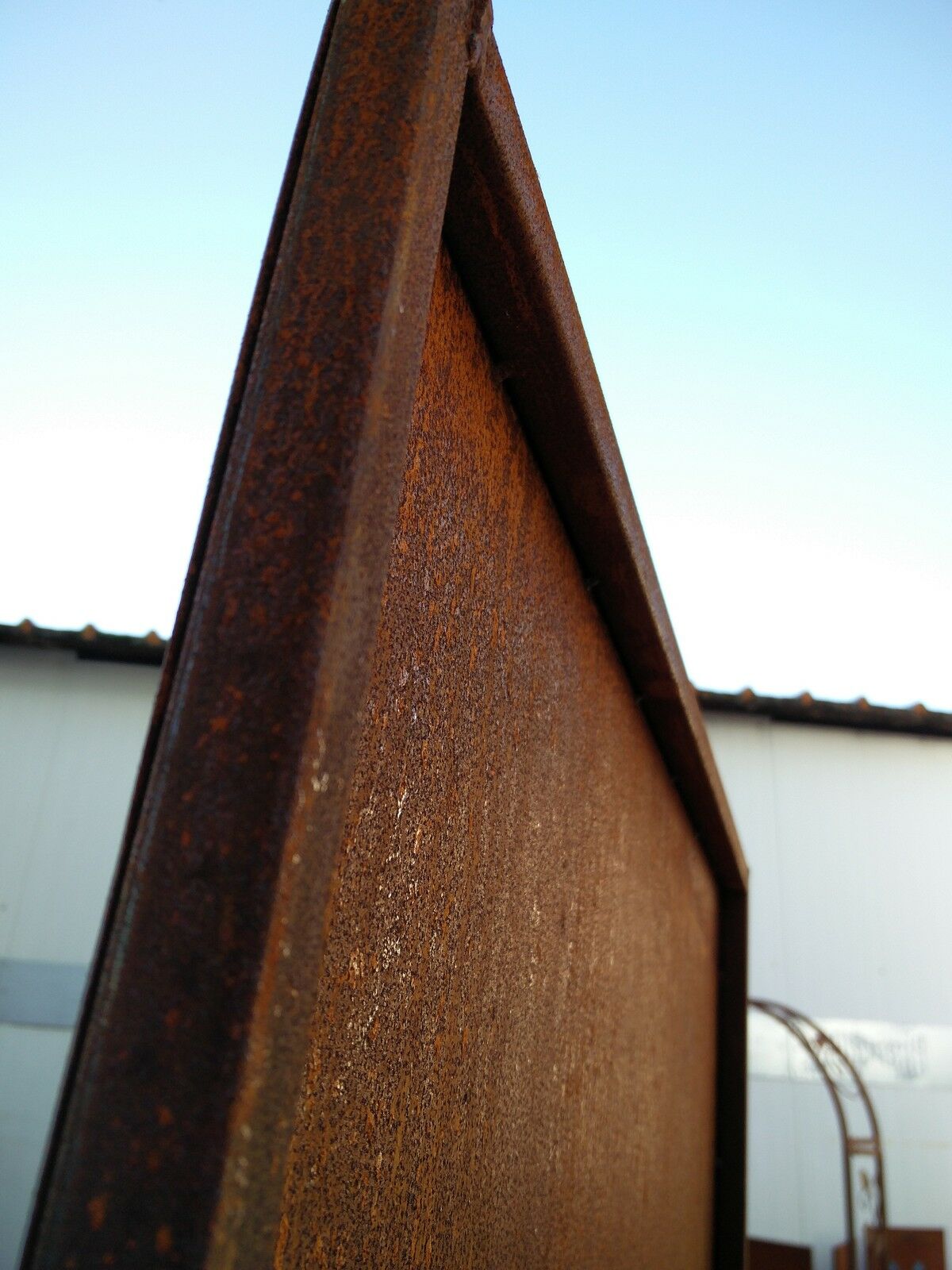 Edelrost SichtschutzWand aus Corten Stahl 2mm, B75*H180cm 2mm ca.19kg 031925-4C