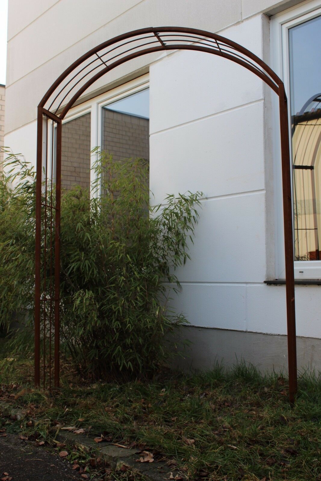 Rust garden rose arch, rust climbing aid trellis, rust rose tendril W110cm,130cm,150cm