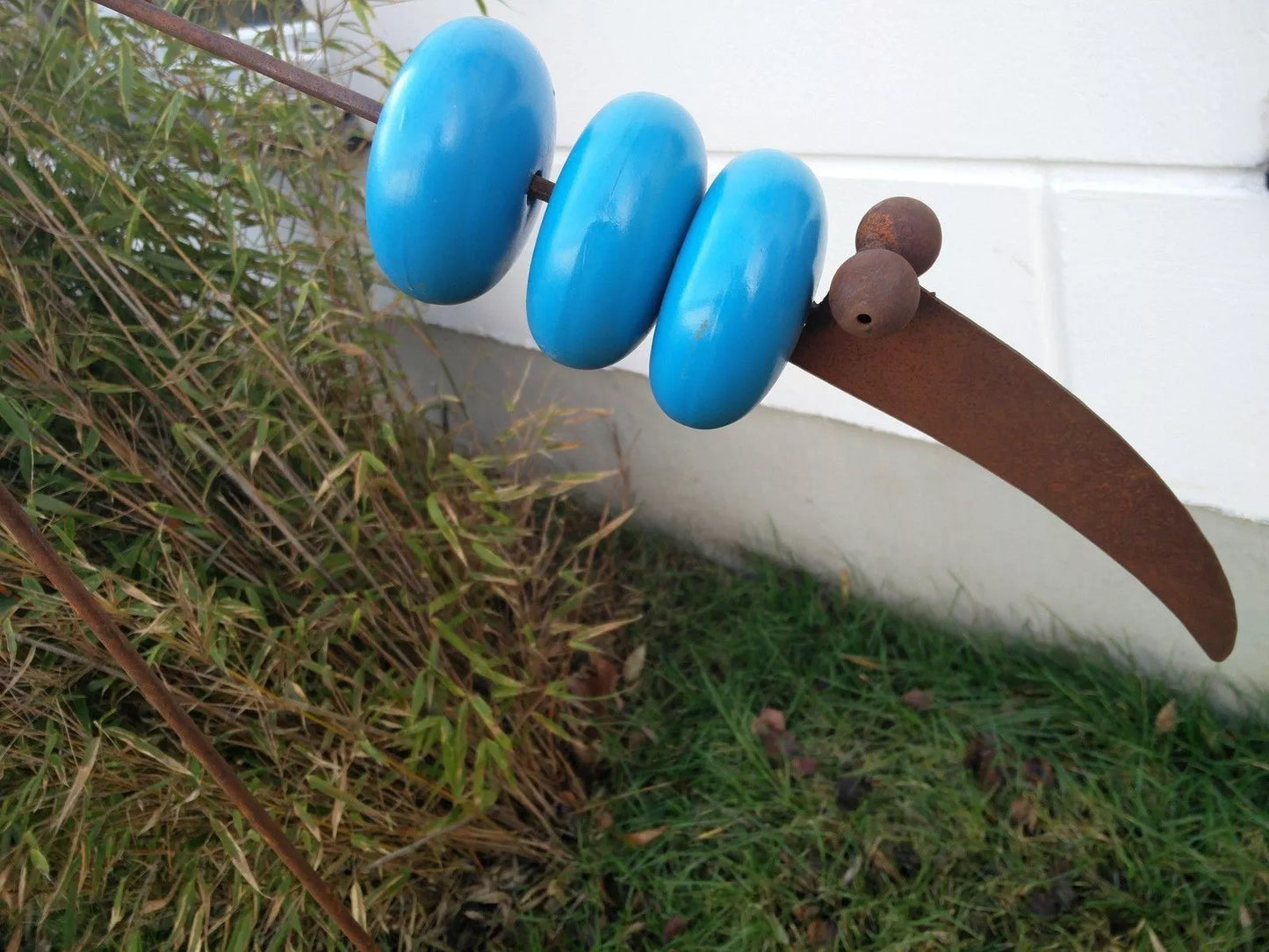 Edelrost Balance Tuinprikker Tuin Keramische prikker Hoogte 105cm