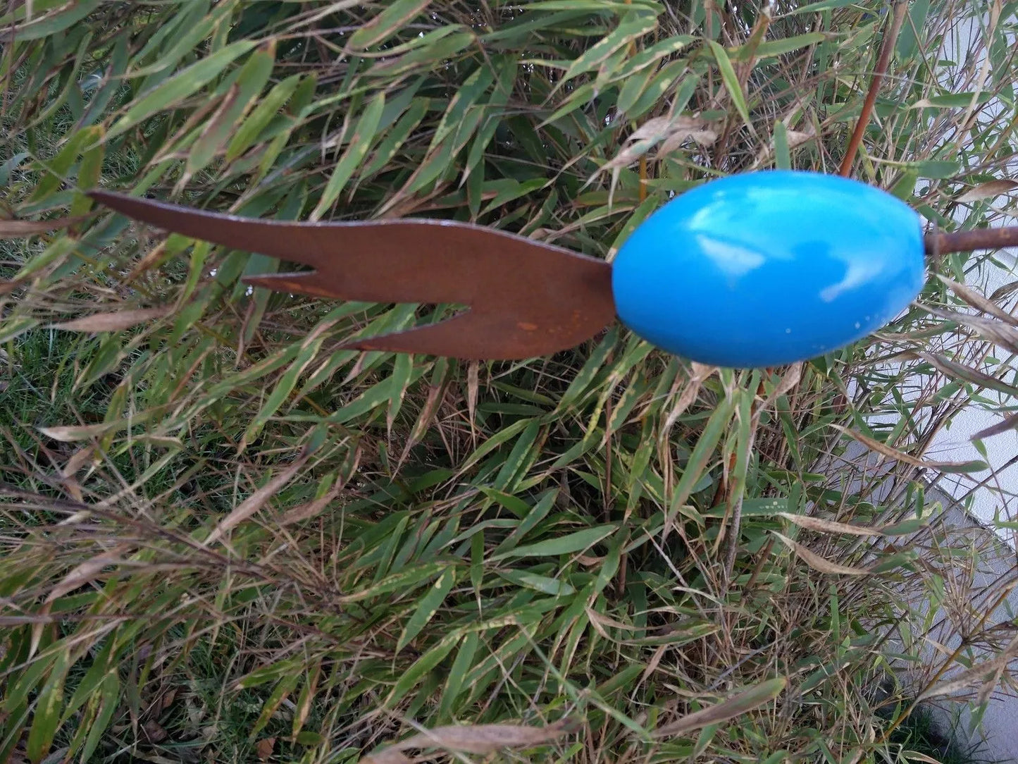 Edelrost Balance Tuinprikker Tuin Keramische prikker Hoogte 105cm