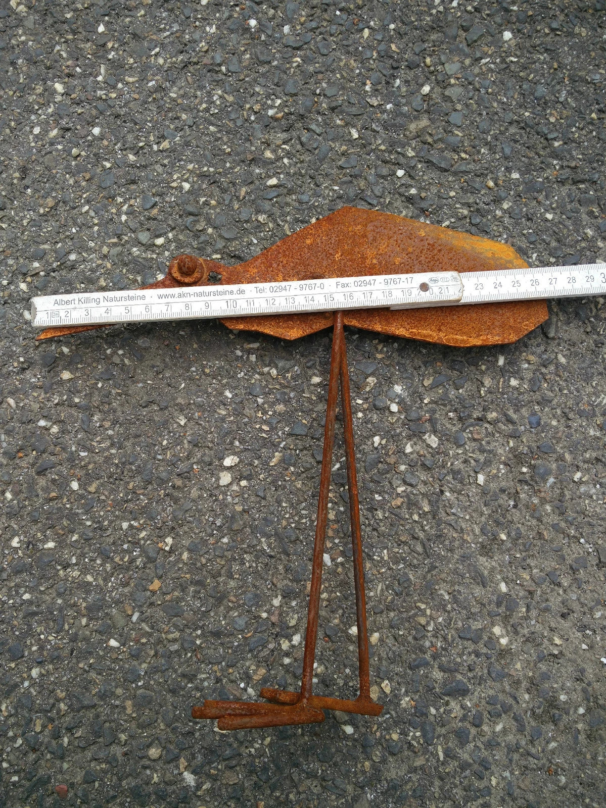 Edelrost Garten Vogel Gartendeko aus Metall 1mm , 25*25cm