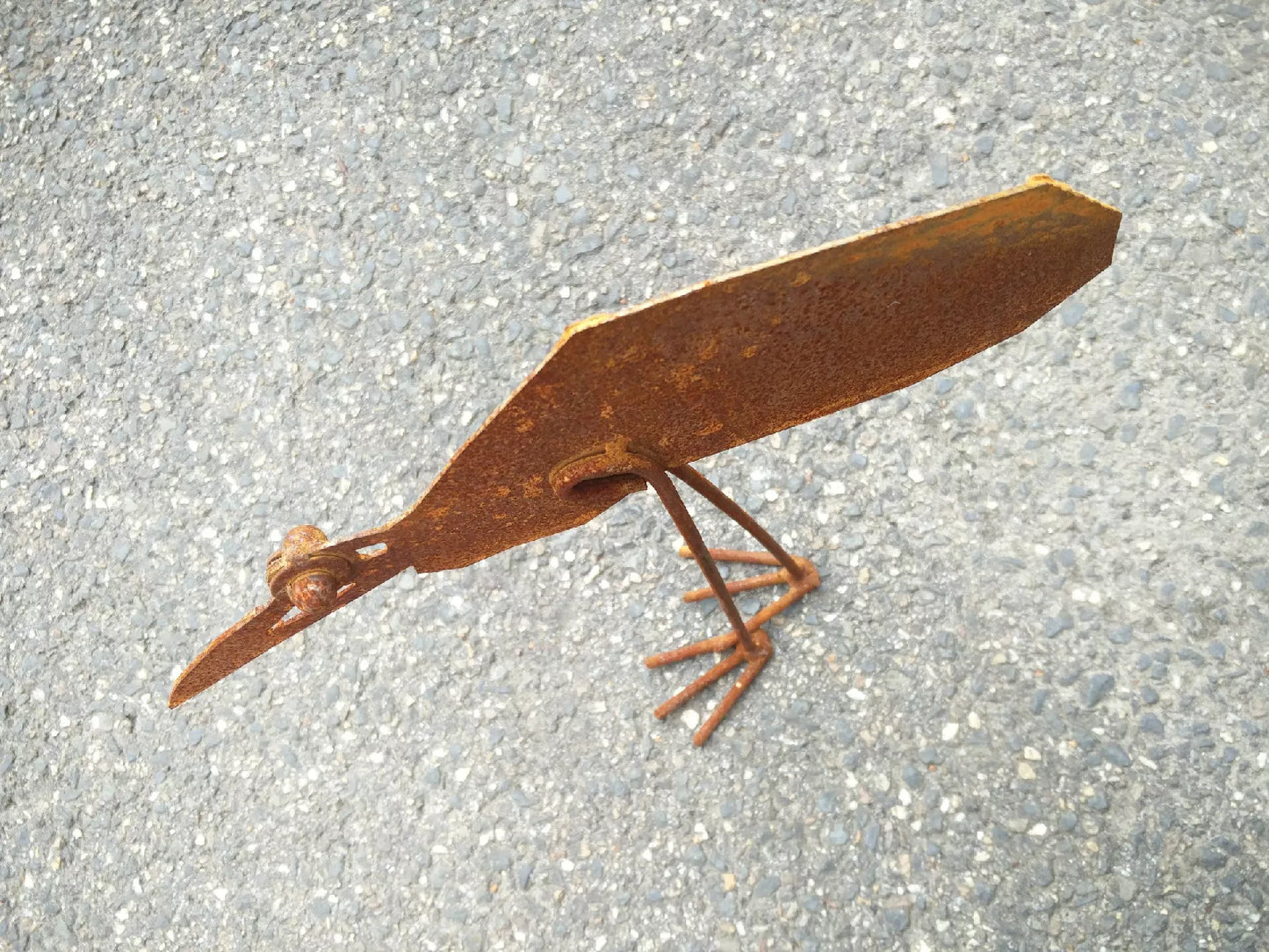 Edelrost Garten Vogel Gartendeko aus Metall 1mm , 25*25cm