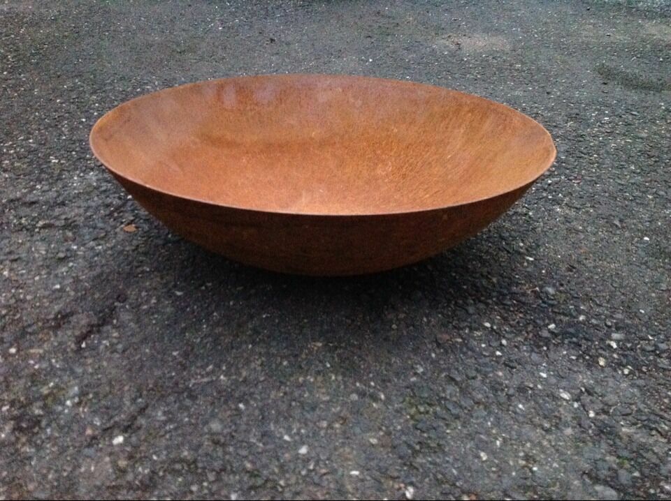 Noble rust garden fire bowl rust plant bowl, garden bowl garden decoration